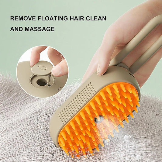 Electric Steam Cat Brush