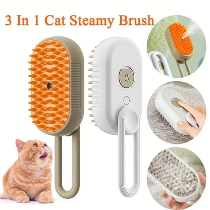 Electric Steam Cat Brush