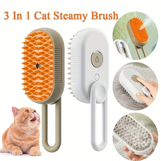 Electric Steam Cat Brush
