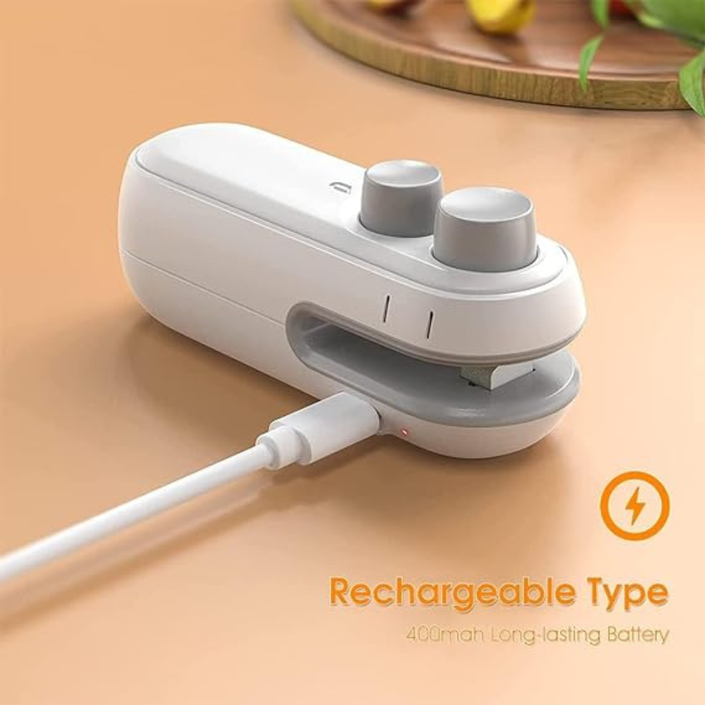 2-in-1 Rechargeable Mini Bag Sealer and Cutter