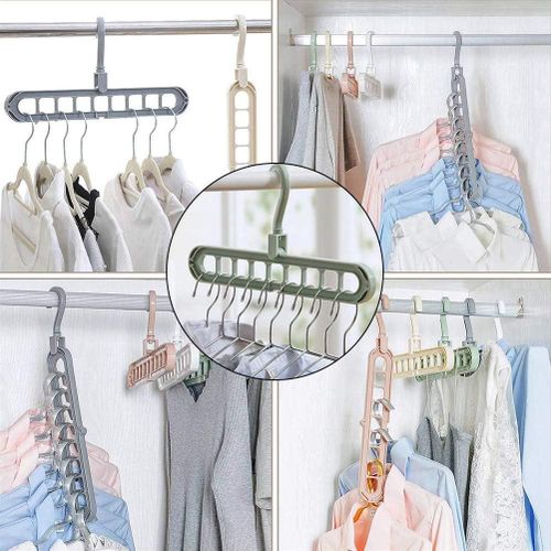 9-hole magic clothes hanger