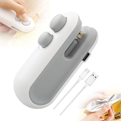 2-in-1 Rechargeable Mini Bag Sealer and Cutter