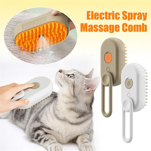 Electric Steam Cat Brush