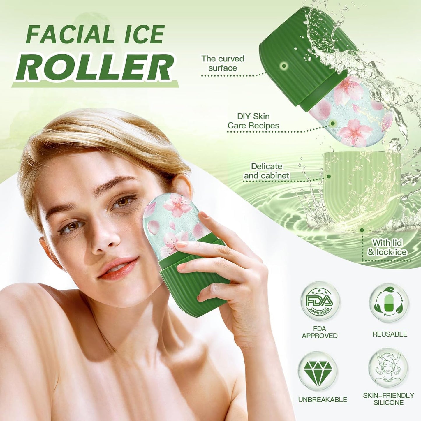 Silicone Ice Cube Massager
