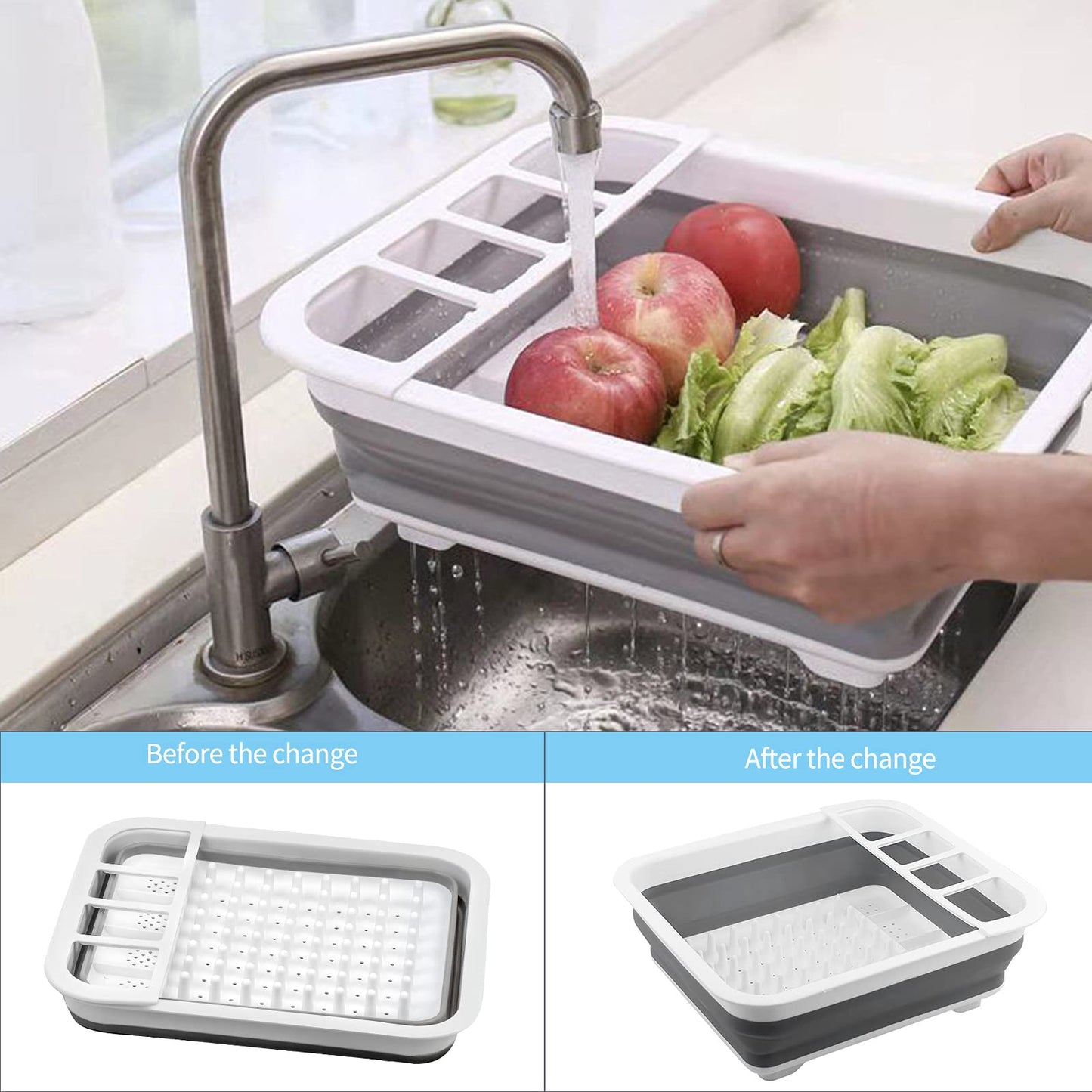 Foldable dish drying rack