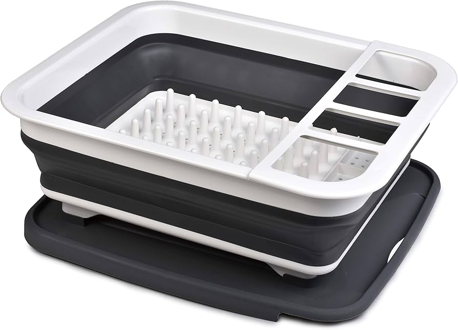 Foldable dish drying rack