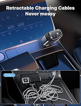 4-in-1 Retractable Car Charger