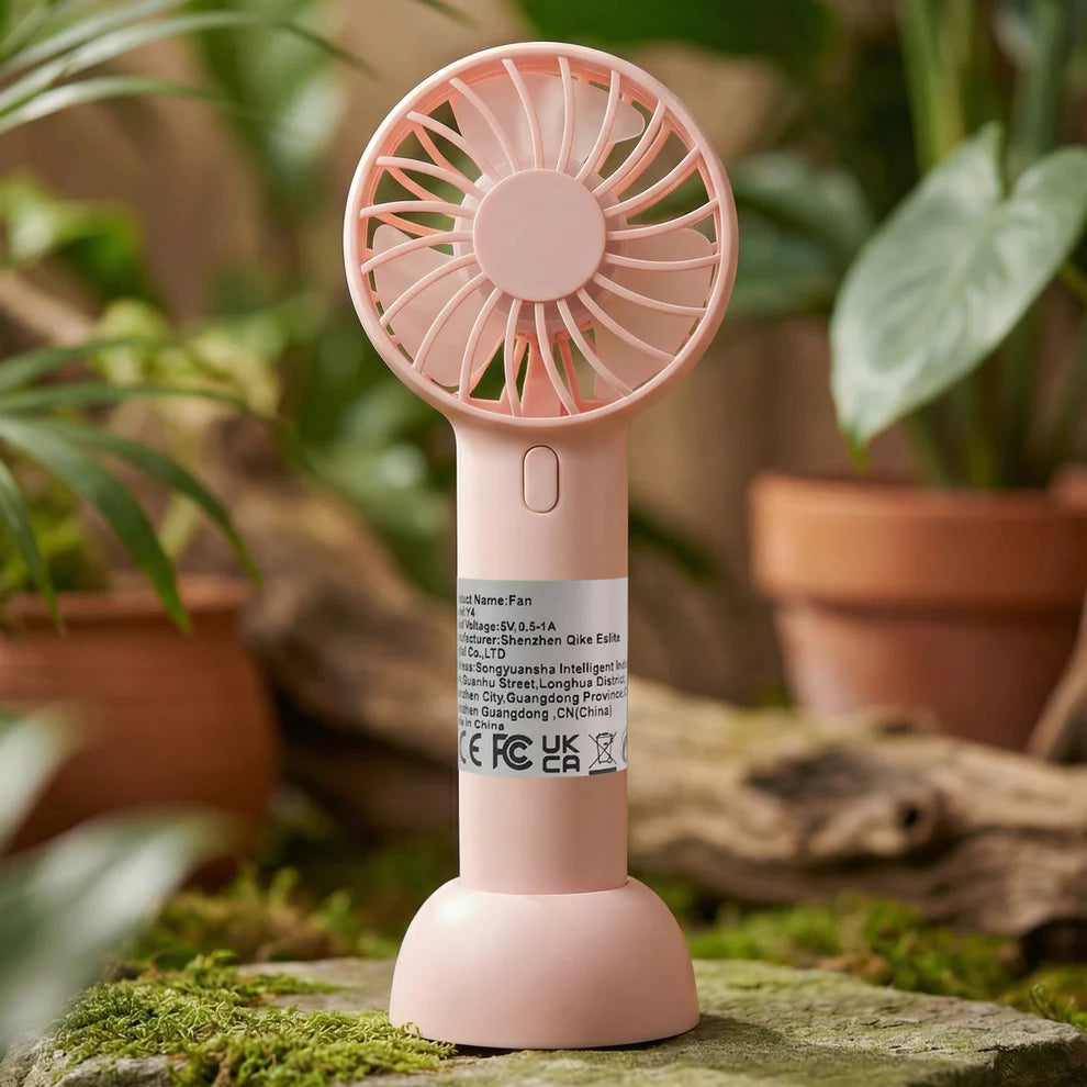 Portable handheld fan