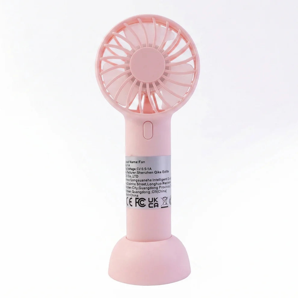 Portable handheld fan