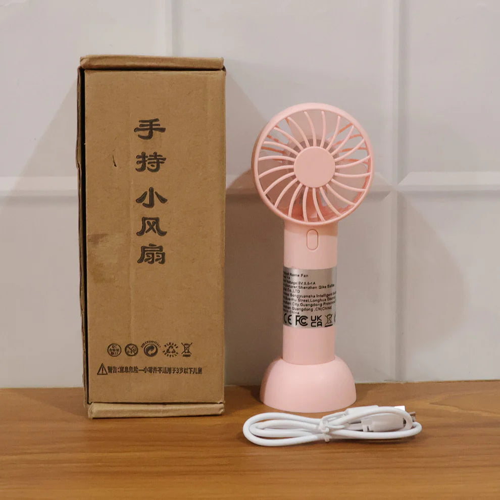 Portable handheld fan