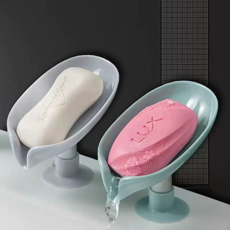 Leaf-Shaped Self-Draining Soap Stand
