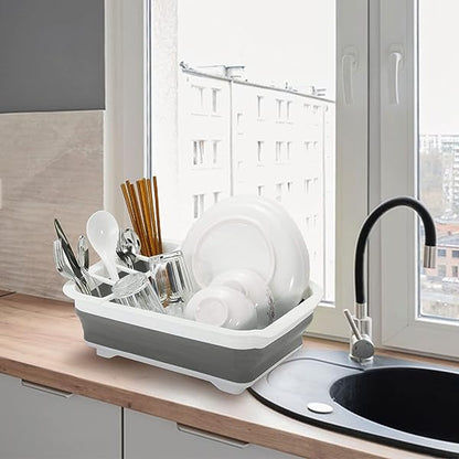 Foldable dish drying rack