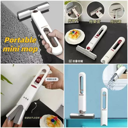 Portable Mini Squeeze Mop