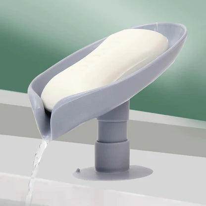 Leaf-Shaped Self-Draining Soap Stand